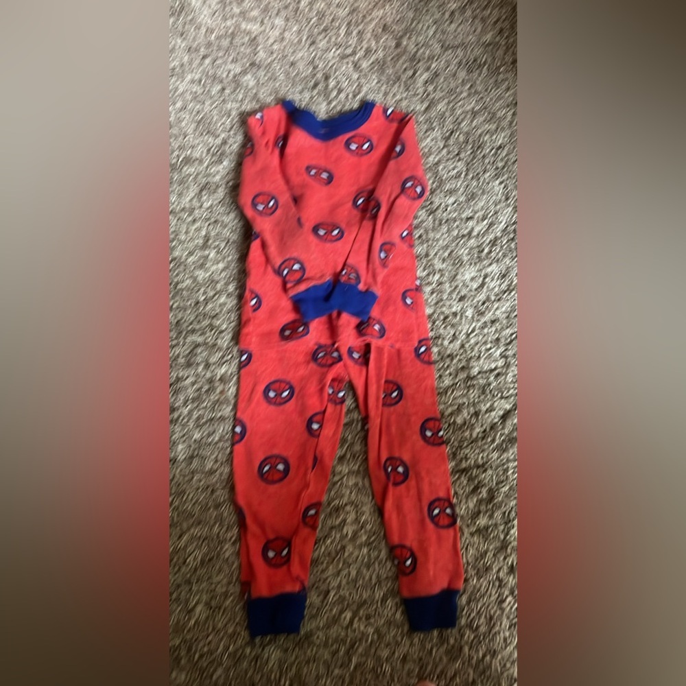 EUC 3T Spider-Man pajamas